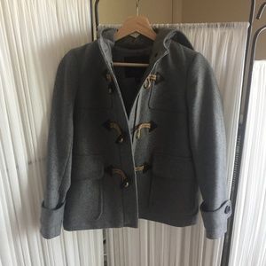 J. Crew Melton Wool Peacoat, 00P